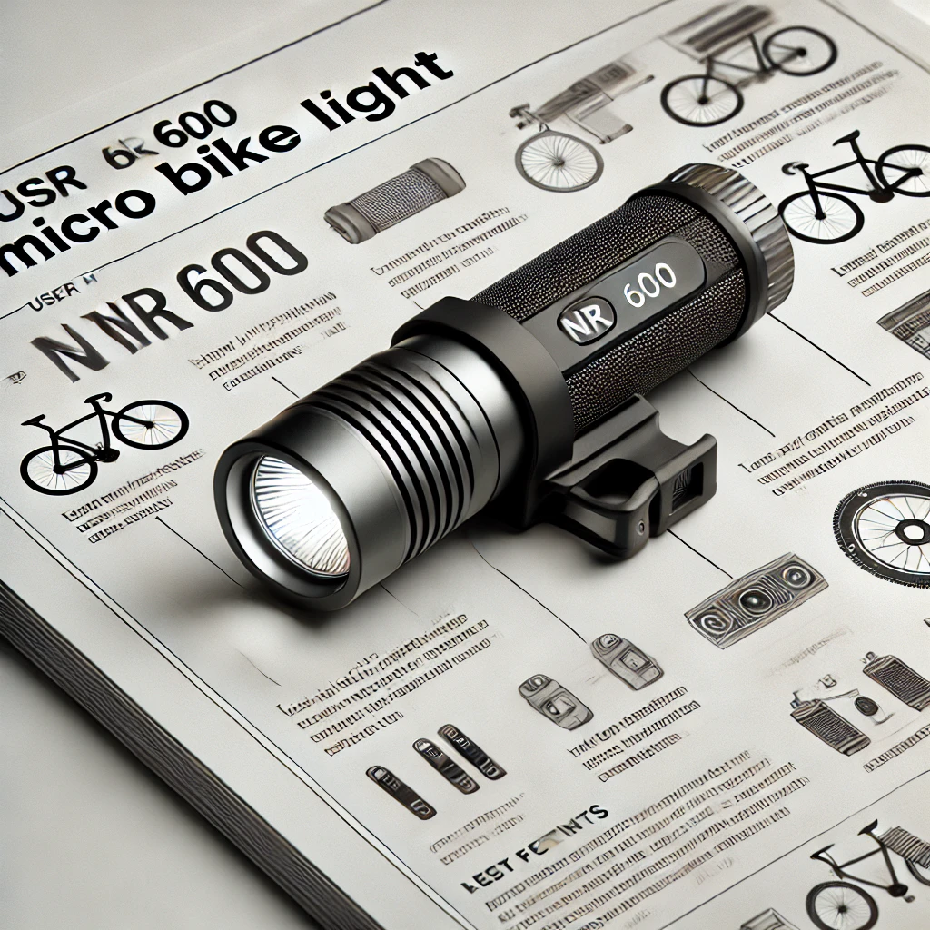 nr 600 micro bike light manual