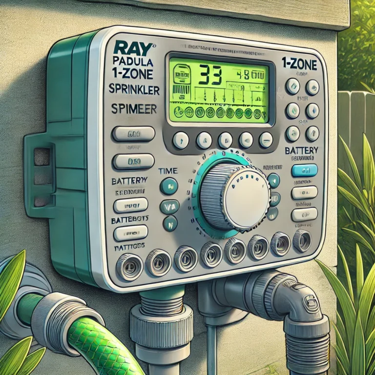 ray padula 1-zone electronic sprinkler timer instructions​