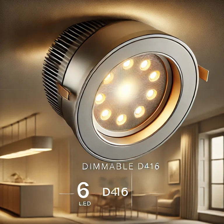 6 led down light dimmable d416​