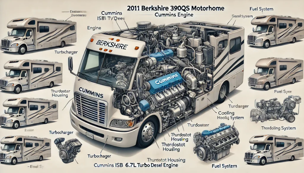 2011 berkshire 390qs cummins engine horsepower​