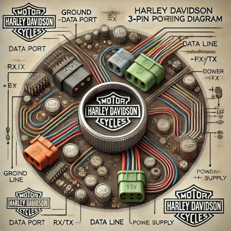 harley davidson 3 pin data port wiring diagram