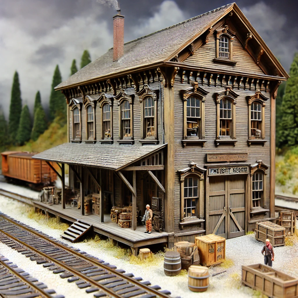 gloor craft models kit 410 freight house ho scale​